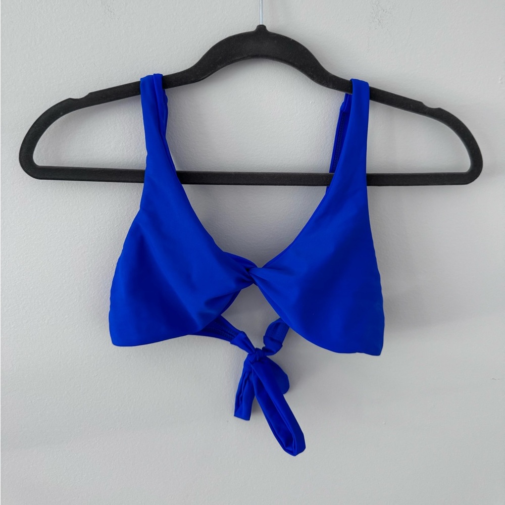 Blue Bikini Top